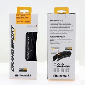 Continental Grand Sport Race All Rounder Bicycle 700x28 NyTechBreaker Folding Clincher - Pair (2 Tires)