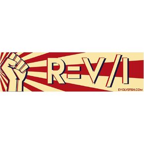 EvolveFISH Ohm's Law of Resistance Bumper Sticker - [11" x 3"]