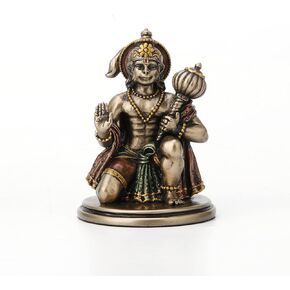 Veronese Design 3.25" Mini Hanuman Statue Hindu God of Strength Resin Figurine
