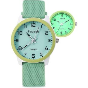 Kids Watch Analog for Boys Girls Waterproof Fashionable Simple Practical Luminous Dial Quartz Watch Comfortable Soft Strap Easy to Read for Children Watch-Kids Gift for Teen Boys Girls Ages 6+