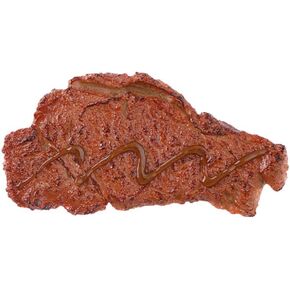 Artificial Lifelike Cooked Steak Fake Beef Vegetable Home House Kitchen Cabinet Décor Model