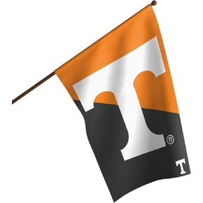 FOCO NCAA Tennessee Volunteers Unisex Double Sided 40' x 28' Team Logo Vertical Flag, Vertical 40' x 28', One Size