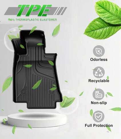 Original Floor Mats for Cadillac XT5 2016-2024 / Chevy Blazer 2019-2024 (Not Fit Blazer EV Model) - Custom Fit TPE Floor Liners - All Weather Floor Mats for Chevrolet Blazer/Cadillac XT5 in Saudi Arabia