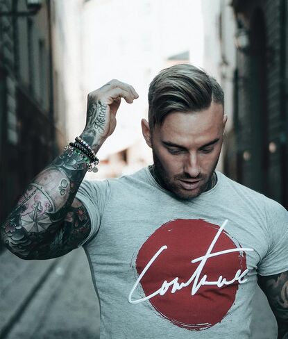 QINJIEJIE الهيماتيت العلاج سوار مجموعة الهيماتيت الخرز الاصطناعية الفيروز حجر بلوري الملاكيت حجر السج عين النمر زوجين أساور قابلة للتعديل وتمتد 8 مم للرجال النساء 2 جهاز كمبيوتر شخصى in Kuwait