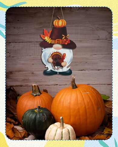 Putuo Decor 25pcs علامة ترحيب قابلة للتبديل للباب الأمامي، الخشب الموسمي جنوم عطلة الجدار شنقا، مرحبًا بكم في ديكور الشرفة الخاص بنا ليوم الاستقلال والخريف والشتاء وعيد الشكر in Kuwait