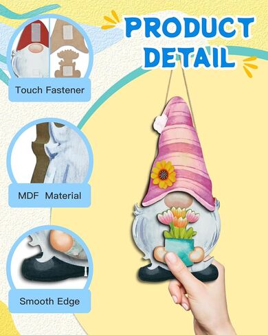 Putuo Decor 25pcs علامة ترحيب قابلة للتبديل للباب الأمامي، الخشب الموسمي جنوم عطلة الجدار شنقا، مرحبًا بكم في ديكور الشرفة الخاص بنا ليوم الاستقلال والخريف والشتاء وعيد الشكر in Kuwait