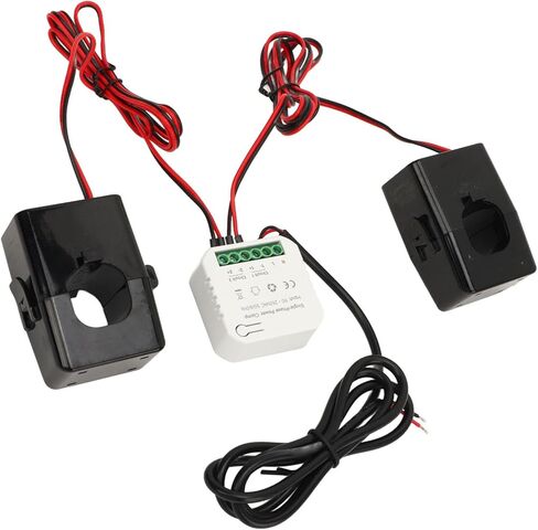 عداد كهرباء ذكي بمشبك أحادي الطور مع 2 200ACT محول تيار لمراقبة الطاقة عبر تطبيق الهاتف المحمول 90؟250VAC in Kuwait