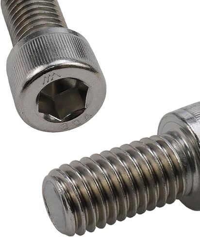 1/2-13 * 2-3/4 براغي غطاء رأس المقبس، 304 من الفولاذ المقاوم للصدأ بلمسة نهائية لامعة محرك مقبس ألين 2 قطعة in Kuwait