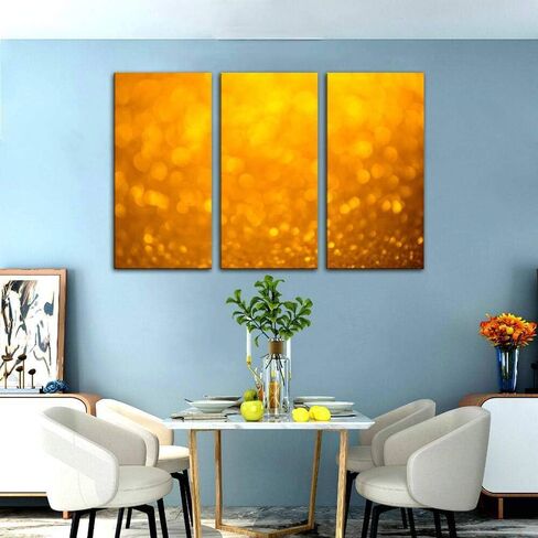 blaverr coral living fractal abstract background prism glitch effect color of - Canvas Wall Art - Modern Office Decoration Painting Artwork for Living Room Bedroom - 3 Panels in Saudi Arabia