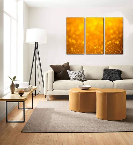 blaverr coral living fractal abstract background prism glitch effect color of - Canvas Wall Art - Modern Office Decoration Painting Artwork for Living Room Bedroom - 3 Panels in Saudi Arabia