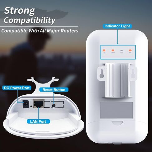 WiFi Extender｜Covers Up to 3500 Sq.ft and 65 Device｜2.4GHz 300Mbps｜Web Panel Management｜Home Wireless Repeater｜Home, Office, Apartment in Saudi Arabia
