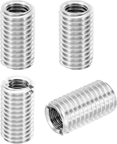 PATIKIL Thread Adapters Sleeve Reducing Nut, 4 Pcs M16x2 Male to M12x1.75 Female Repairing Insert Nut Screw Reducer Stainless Steel Fastener 30mm in Saudi Arabia