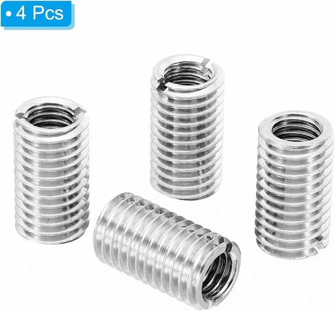 PATIKIL Thread Adapters Sleeve Reducing Nut, 4 Pcs M16x2 Male to M12x1.75 Female Repairing Insert Nut Screw Reducer Stainless Steel Fastener 30mm in Saudi Arabia