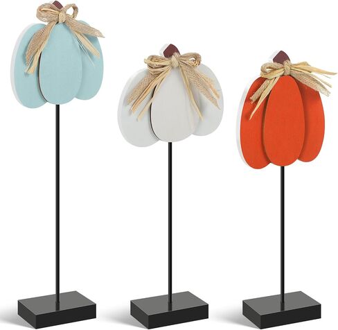 3 Pcs Halloween Ghost Table Decorations Indoor Wooden Cute Halloween Decor Ghost Table Centerpiece Halloween Tiered Tray Decor for Indoor Office Table Party Kid Gifts in Saudi Arabia