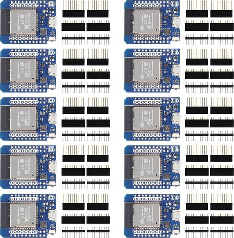 AITRIP 3 قطع من النوع C D1 Mini ESP32 ESP-WROOM-32 CP2104 WLAN WiFi + بلوتوث لوحة تطوير إنترنت الأشياء IoT لـ Arduino NodeMCU in Saudi Arabia