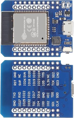 AITRIP 3 قطع من النوع C D1 Mini ESP32 ESP-WROOM-32 CP2104 WLAN WiFi + بلوتوث لوحة تطوير إنترنت الأشياء IoT لـ Arduino NodeMCU in Saudi Arabia