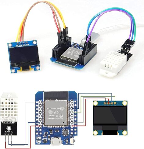 AITRIP 3 قطع من النوع C D1 Mini ESP32 ESP-WROOM-32 CP2104 WLAN WiFi + بلوتوث لوحة تطوير إنترنت الأشياء IoT لـ Arduino NodeMCU in Saudi Arabia