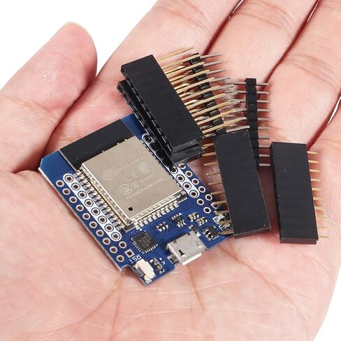 AITRIP 3 قطع من النوع C D1 Mini ESP32 ESP-WROOM-32 CP2104 WLAN WiFi + بلوتوث لوحة تطوير إنترنت الأشياء IoT لـ Arduino NodeMCU in Saudi Arabia