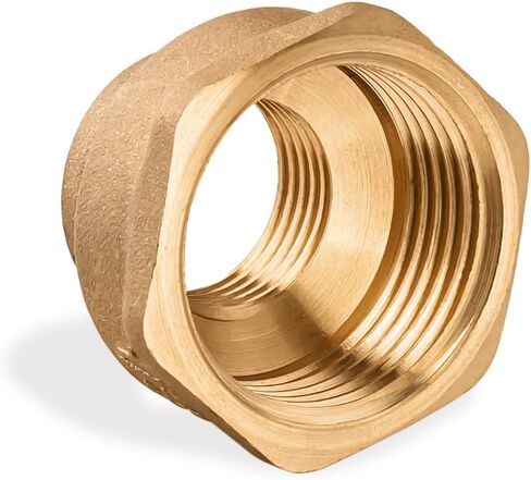 تخفيض اقتران مواسير النحاس اقتران 1/2 "أنثى × 1" أنثى نحاس ملولب 0,5 بوصة × 1 بوصة تركيب أنابيب نحاسية أنثى اقتران نحاسي in Saudi Arabia