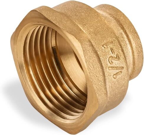تخفيض اقتران مواسير النحاس اقتران 1/2 "أنثى × 1" أنثى نحاس ملولب 0,5 بوصة × 1 بوصة تركيب أنابيب نحاسية أنثى اقتران نحاسي in Saudi Arabia