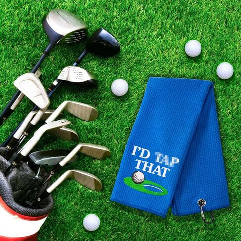 DYJYBMY I'd Funny Golf Towel, Golf Towel Gifts for Men Women, Golf Lovers, Golf Player, Birthday Gifts for Golf Fan, Retirement Gifts in Saudi Arabia