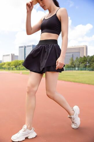 Womens Tennis Skirts with Pockets Athletic Skorts Skirts for Women High Waisted Running Workout Skorts in Saudi Arabia