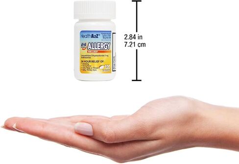 تخفيف الحساسية من HealthA2Z® | ليفوسيتيريزين ثنائي هيدروكلوريد 5مجم | 24 ساعة | مضادات الهيستامين | تخفيف العطس وسيلان الأنف وحكة الأنف والعينين (60 قطعة) in Saudi Arabia
