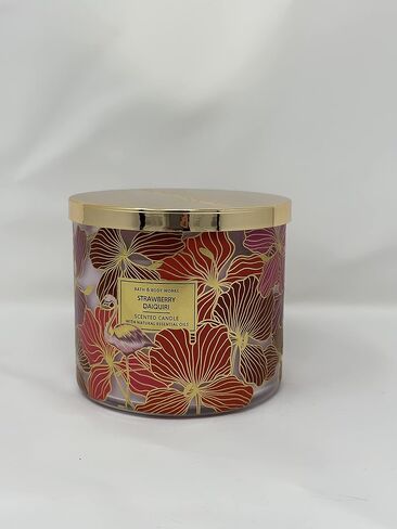 Strawberry Daiquiri 3 Wick Candle 14.5 oz / 411 g [Made with Natural Essential Oil] in Saudi Arabia