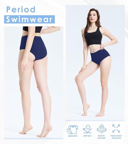Period Swimwear Leakproof Bikini Menstrual Swim Bottom for Girls Teens Women in Saudi Arabia