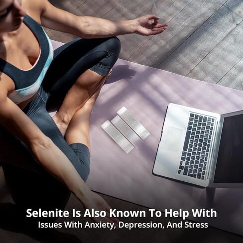 مسطرة لوحة كريستال سيلينيت، محطة شحن للبلورات والأحجار، الأفضل للشفاء والتأمل in Kuwait