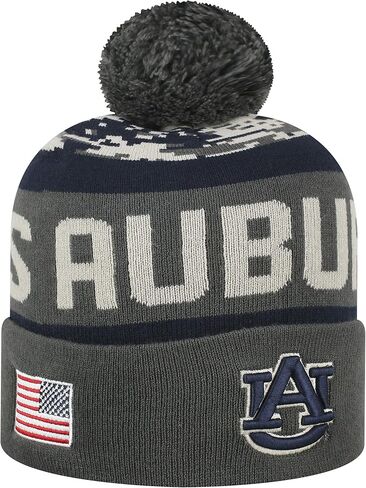 Top of the World NCAA-Salute to USA Military-Cuffed Knit Pom Beanie Hat-Alabama Crimson Tide in Saudi Arabia