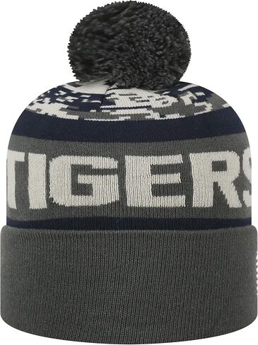 Top of the World NCAA-Salute to USA Military-Cuffed Knit Pom Beanie Hat-Alabama Crimson Tide in Saudi Arabia