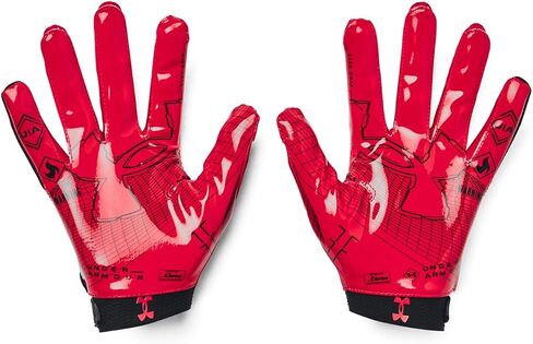Under Armour Mens UA Blur Football Gloves - Super-Sticky Silicone Grip LG in Saudi Arabia