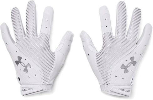 Under Armour Mens UA Blur Football Gloves - Super-Sticky Silicone Grip LG in Saudi Arabia