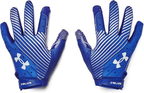 Under Armour Mens UA Blur Football Gloves - Super-Sticky Silicone Grip LG in Saudi Arabia