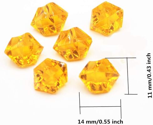 Acrylic Ice Rock, 1/2 Inch Acrylic Faux Ice Cubes Crystals Treasure Gems for Table Scatters, Vase Fillers, Fish Tank, Party Decoration, Arts & Crafts (Emerald Green) in Saudi Arabia