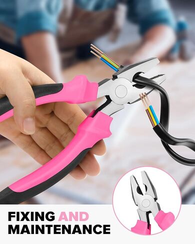 24pcs Home DIY Tool Kit for Household, Office & Garage - General Repair Small Hand Tool Set with Storage Case in Saudi Arabia