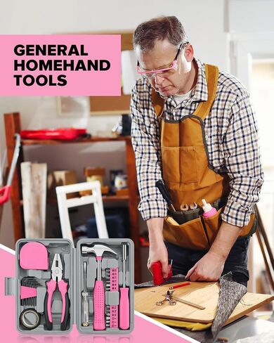 24pcs Home DIY Tool Kit for Household, Office & Garage - General Repair Small Hand Tool Set with Storage Case in Saudi Arabia