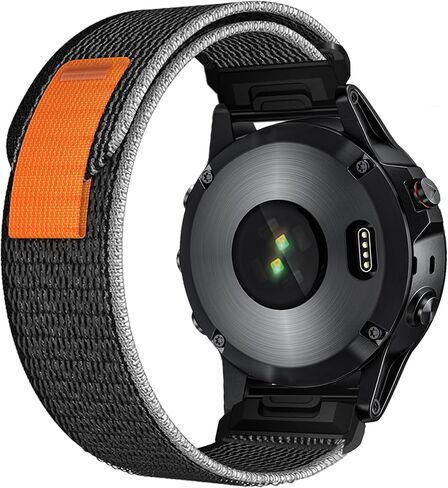 سوار رياضي لـ Garmin Fenix ​​7X/Fenix ​​6X pro/Fenix ​​6X Sapphire/Fenix ​​5X /Fenix ​​5X plus/Fenix ​​3، 26 مم أربطة حلقية من النايلون قابلة للتعديل لـ Garmin Enduro/Tactix Delta/Descent Mk1 Mk2 Mk2i، للرجال والنساء، مسامي، متين in Kuwait