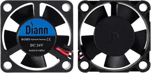 DIANN 4 قطع 3010 مروحة تبريد بدون فرش DC 24V مروحة طابعة ثلاثية الأبعاد محمل هيدروليكي لـ RepRap i3 CR-10 وغيرها من استبدال إصلاح الأجهزة الصغيرة in Kuwait