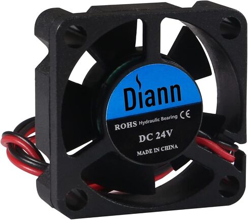 DIANN 4 قطع 3010 مروحة تبريد بدون فرش DC 24V مروحة طابعة ثلاثية الأبعاد محمل هيدروليكي لـ RepRap i3 CR-10 وغيرها من استبدال إصلاح الأجهزة الصغيرة in Kuwait