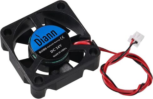 DIANN 4 قطع 3010 مروحة تبريد بدون فرش DC 24V مروحة طابعة ثلاثية الأبعاد محمل هيدروليكي لـ RepRap i3 CR-10 وغيرها من استبدال إصلاح الأجهزة الصغيرة in Kuwait