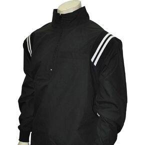 Smitty Major League Style Baseball Softball Water Resistant Microfiber Shell Pullover Umpire Jacket