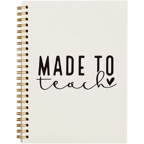 Inspirational Teacher Gifts,Office Notebook Flower Journal for Work Office School,Appreciation Gift for Teacher,Thank You Gift,Hardcover Spiral Notebook 5.5x8.3