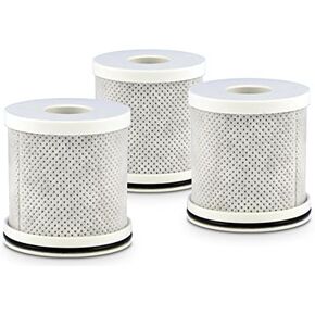 Carbon Filter 3-Pack | Replacement Carbon Prefilter Water Filtration Systems | Fits Faucet Mount or Counter Top RO