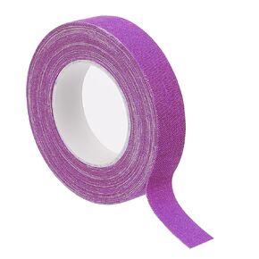 PATIKIL 0.6 inch x 33 feet Neon Gaffer Cloth Tape, 1 Roll Fluorescent Adhesive Tape UV Black Light Glow Tape for UV Party, Pink