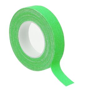 PATIKIL 0.6 inch x 33 feet Neon Gaffer Cloth Tape, 1 Roll Fluorescent Adhesive Tape UV Black Light Glow Tape for UV Party, Pink