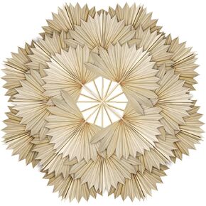 20 Pcs Dried Palm Leaves Small Boho Palm Leaves Decor Natural Dried Palm Fans Boho Flowers Arrangements for Wedding Table Home Bouquets Leaf Boho Party Decorations
