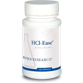 Biotics Research HCl Ease Digestion and Gastric Support Gluten Free Dietary Supplement 120caps
