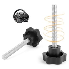 2Pcs Clamp Screw Bolt for Thrustmaster T100 T150 Screw Fixation Replacement for Thrustmaster T300 T500 TMX Fixation Steering Wheel Parts(80x10mm)